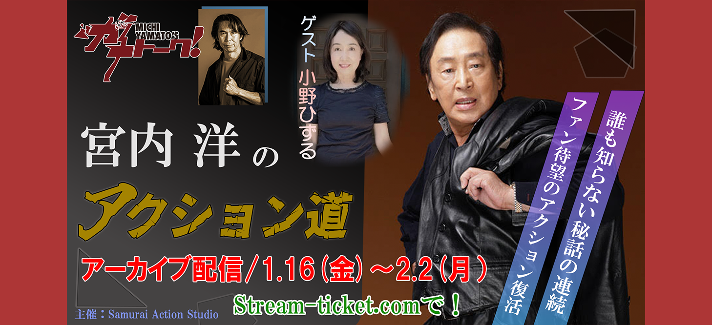 宮内洋のアクション道